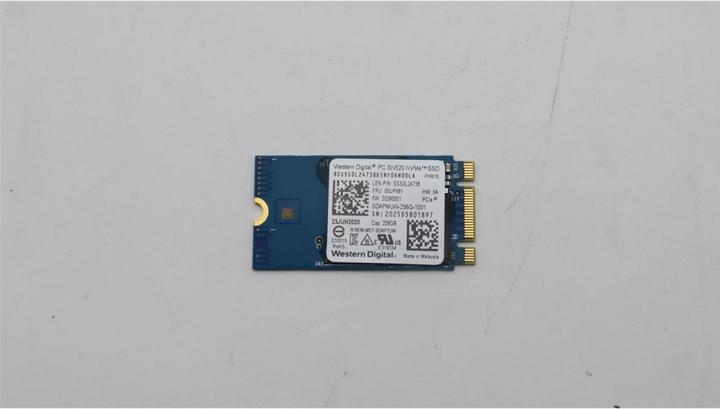 Image du produit Lenovo SSD M.2 PCIe NVMe FRU SSD (256 Go, M.2 2242)