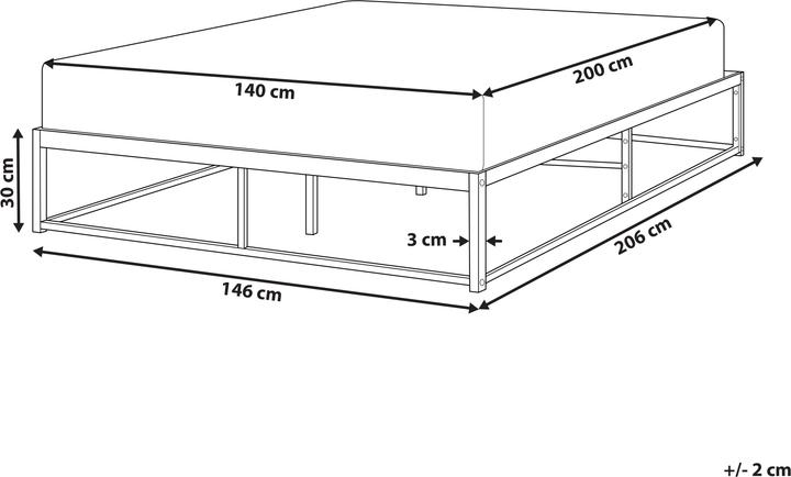 Produktbild Beliani Viry (140 x 200 cm)