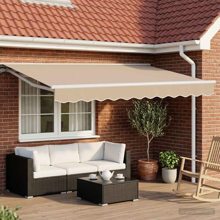 Actual product image vidaXL Einziehbare Markise (2.50 m)