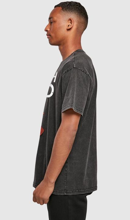 Produktbild Absolute Cult Deadpool - I Am With Stupid Acid Washed Oversize Tee - 115347 (L)