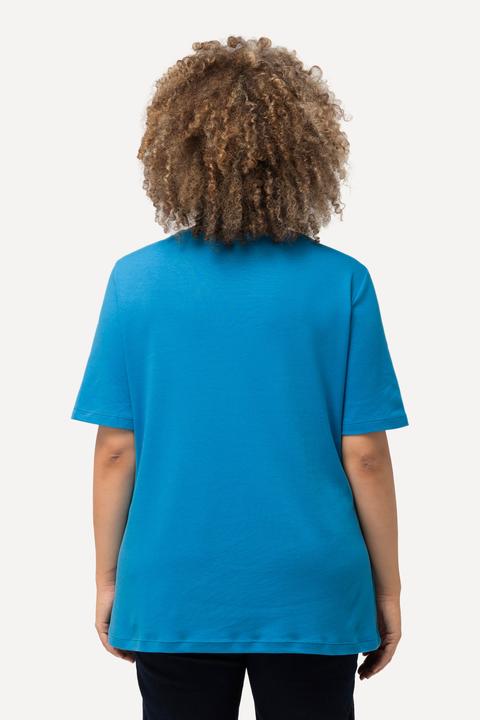 Immagine prodotto Ulla Popken Maglia aderente con davanti doppio, scollo a girocollo e mezze maniche (62)