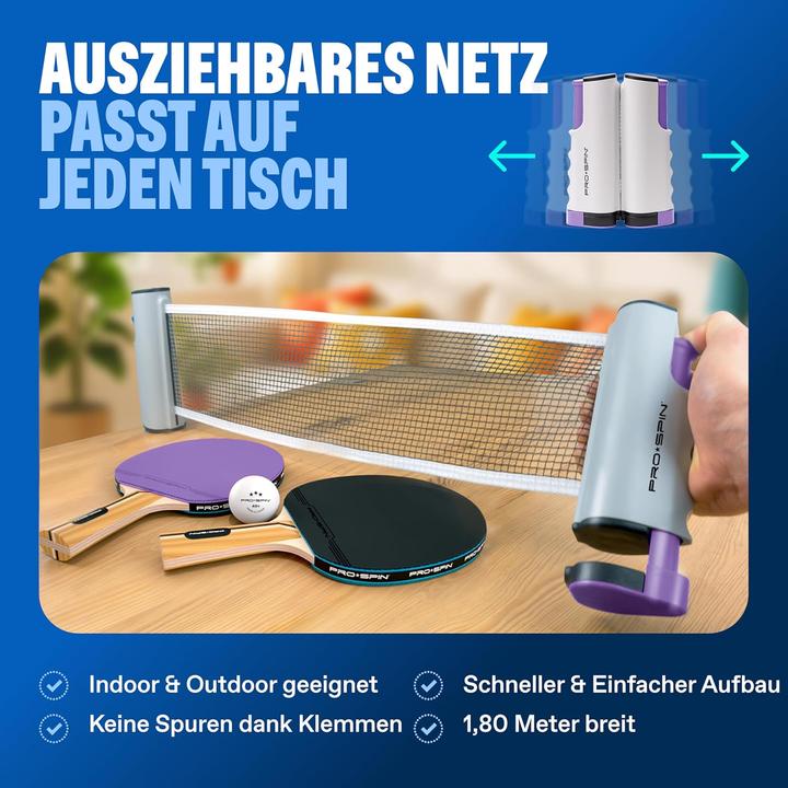 Image du produit Pro spin Tischtennisschläger-Set