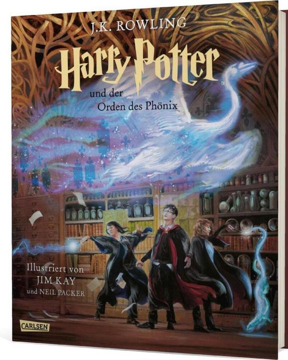 Actual product image Harry Potter und der Orden des Phönix (farbig illustrierte Schmuckausgabe) (Harry Potter 5) (German, J.K. Rowling, Klaus Fritz, Neil Packer, 2022)
