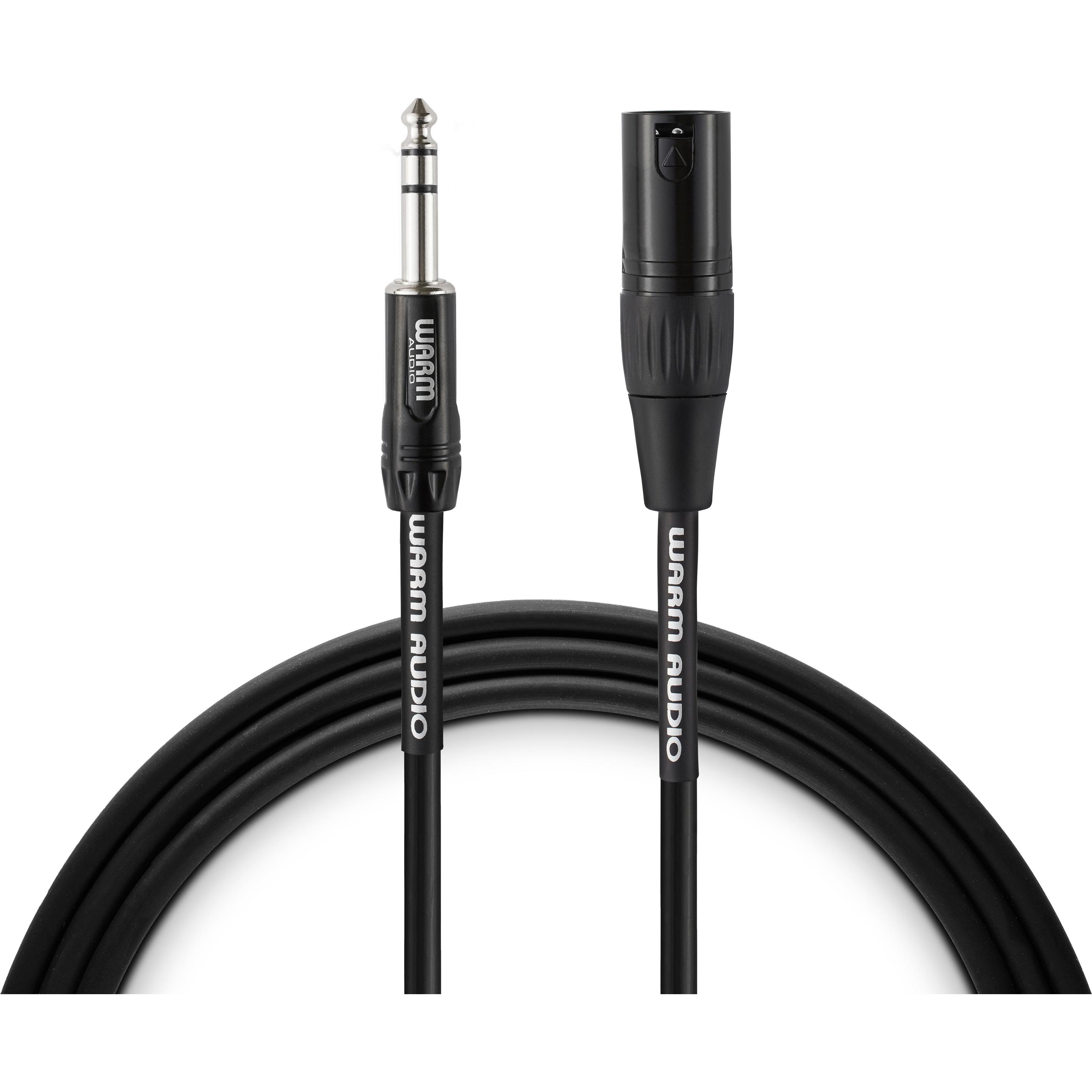 Warm Audio XLR Verbindungskabel Pro XLRm TRSm3 (0.90 m, XLR), Audio Kabel