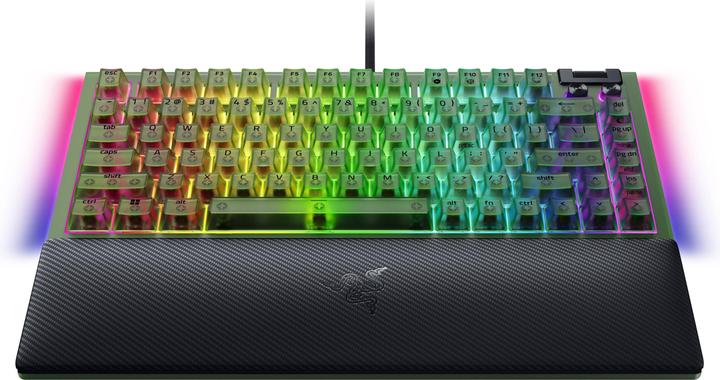 Produktbild Razer Blackwidow V4 75% Phantom Green (US, Kabelgebunden)