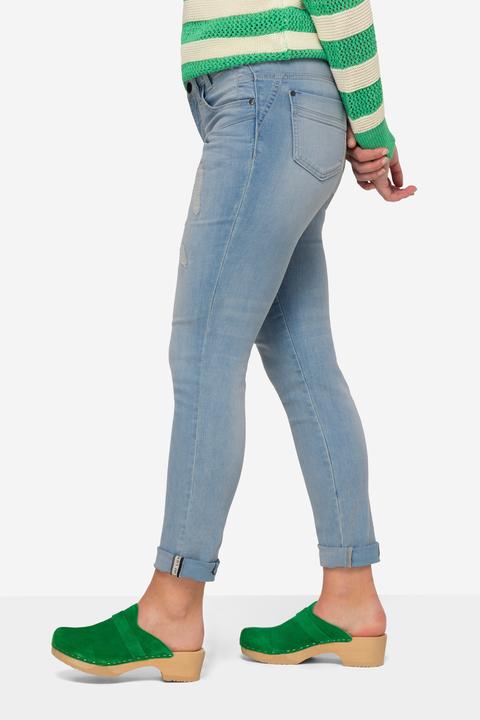 Actual product image Laurasøn Bleached Slim Fit Five Pocket Jeans (42)