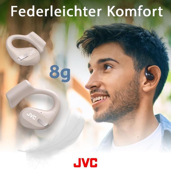 Immagine prodotto JVC HA-NP50T-C - Nearphone Bluetooth - Beige (9.50 h, Senza fili)