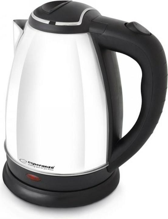 Produktbild Esperanza EKK113W Wasserkocher 1 8 l Schwarz Weiss 1800 W (1.80 l)