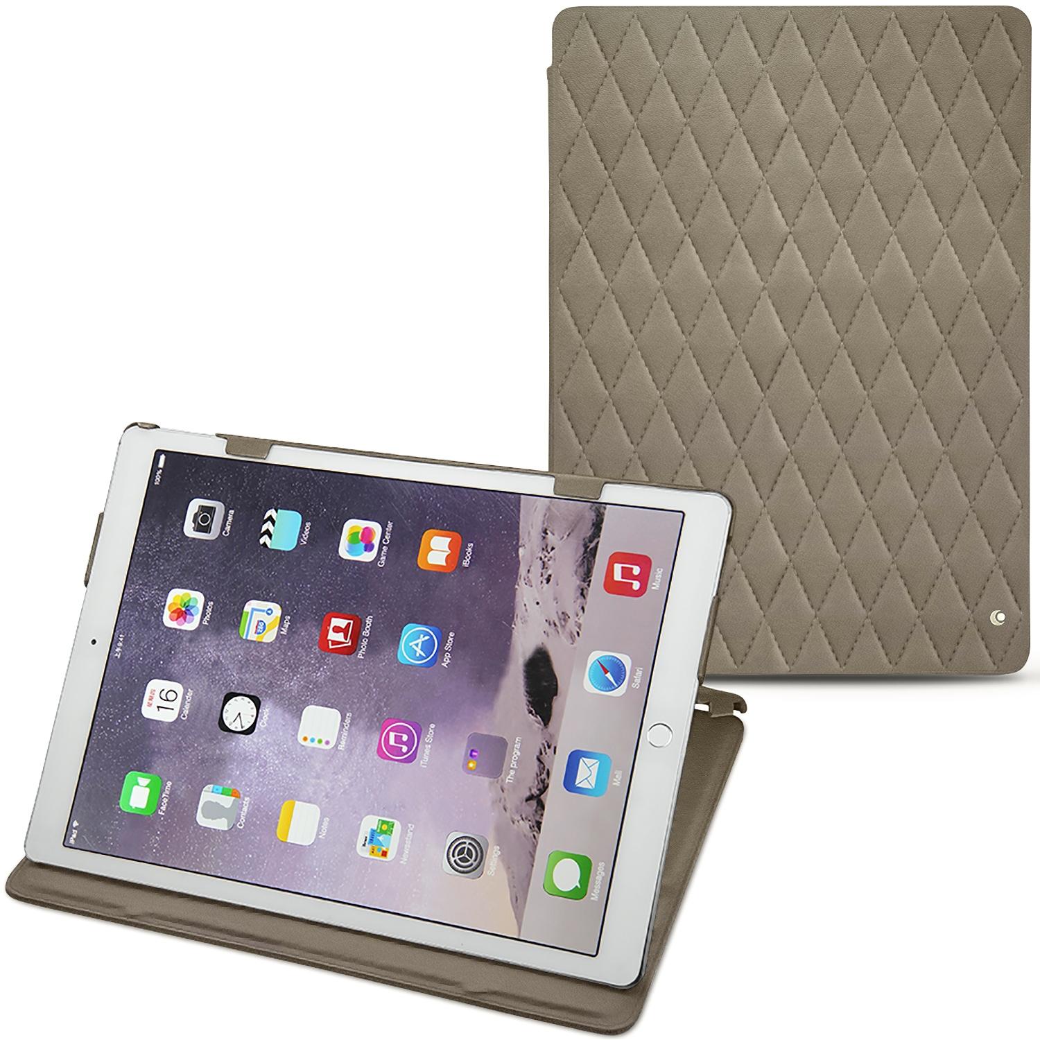 Thumbnail - Noreve Lederschutzhülle horizontal (iPad Pro 12.9 2017 (2. Gen)), Tablet Hülle, Beige