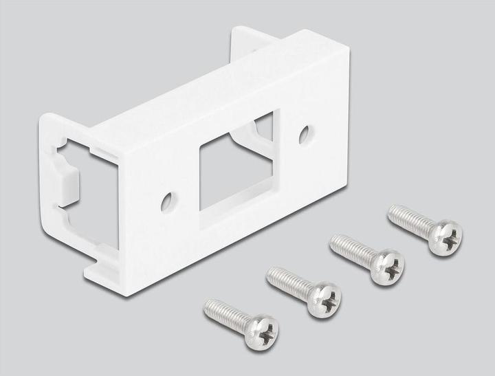 Produktbild Delock Netzwerk Verlängerungskabel für Easy 45 Modul S/FTP RJ45 Buchse zu RJ45 Buchse Cat.6A 1 m schwarz (S/FTP, CAT6a, 1 m)