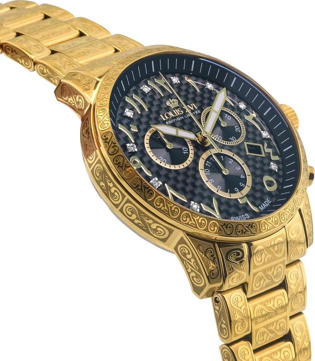 Actual product image Louis XVI LXVI1094 Palais Royale Arabic (Analogue wristwatch, Swiss made, Chronograph, 43 mm)