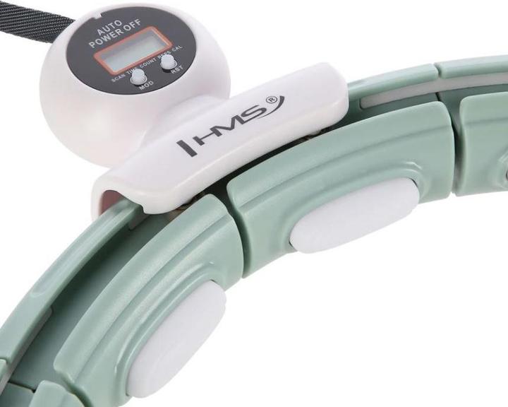 Immagine prodotto HMS Hula Hop HHM15 con magnete e peso verde + contatore (44 cm)