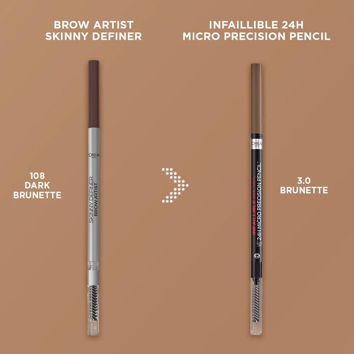 Image du produit L'Oréal Paris Brow Artist Skinny Definer (108 Brun foncé)