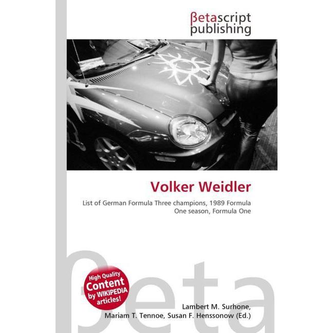 Thumbnail - Volker Weidler, Ratgeber von Lambert M. Surhone, Miriam T. Timpledon, Susan F. Marseken