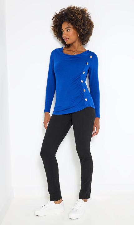 Produktbild Joe Browns Button Detailed Blue Top (44)