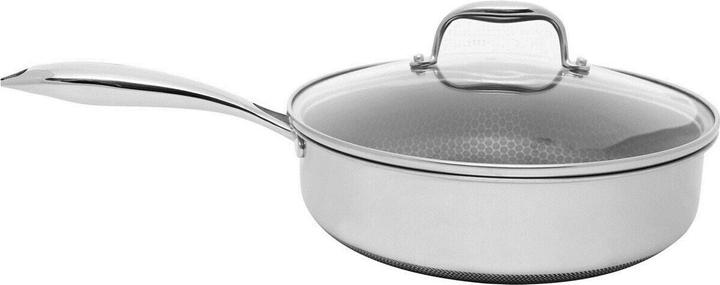 Actual product image Kohersen Patelnia sauté z pokrywką Black Cube 26cm (Frying pan, Aluminium, Stainless steel, 26 x 15 cm)