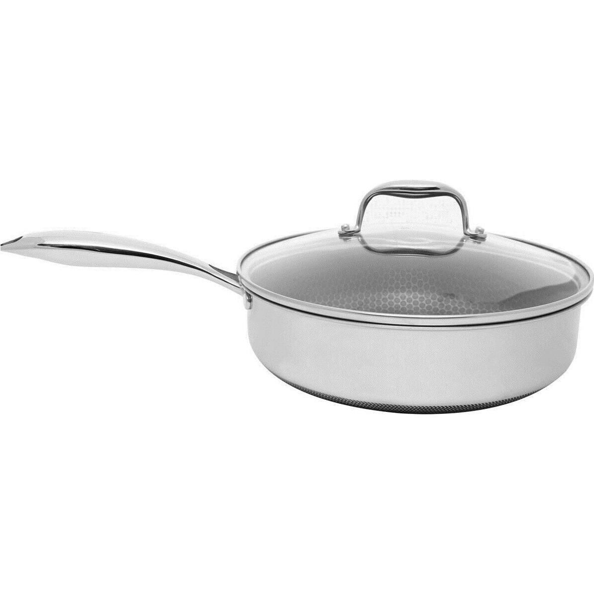 Kohersen Patelnia sauté z pokrywką Black Cube 26cm, Padella + Pentola, Argento