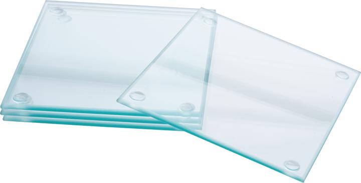 Produktbild VBS Glasuntersetzer, 4 Stück, 12x12cm (4 x, Glasuntersetzer)