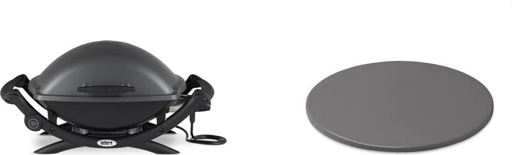 Produktbild Weber Q 2400 + glasierter Pizzastein rund Ø 36 cm