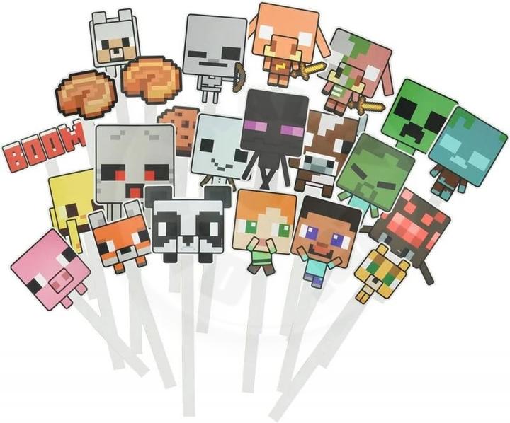 Actual product image Paladone Products Paladone - Minecraft Photo Props Bumper Pack (58 pcs) (58 pcs.)