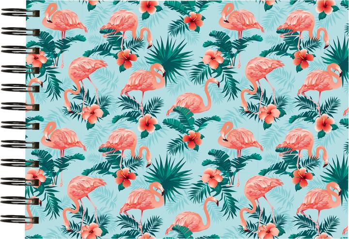 Exacompta Photo Spiral Album Flamingo, 230 x 160 mm, light blue