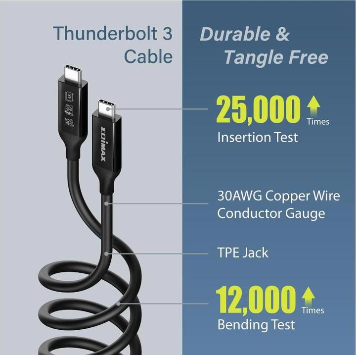 Produktbild edimax USB C – USB C (0.50 m, USB 3.2, 100 W)