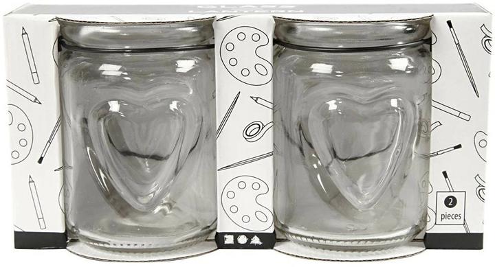 Image du produit Creativ Company Bougie en pot de verre 9,5 x 9 cm 2 pièces