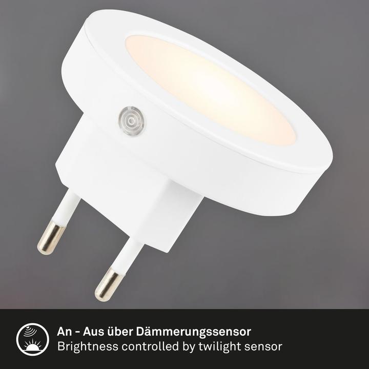 Actual product image Briloner LED night light, sensor, white, LED/0.5W
