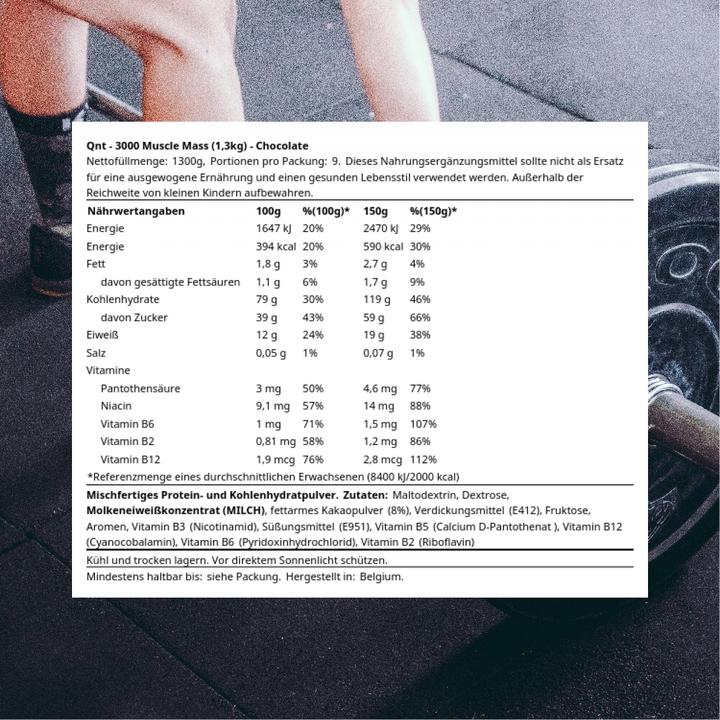Produktbild QNT Gain 3000 (1 Stück, Pulver, 1300 g)