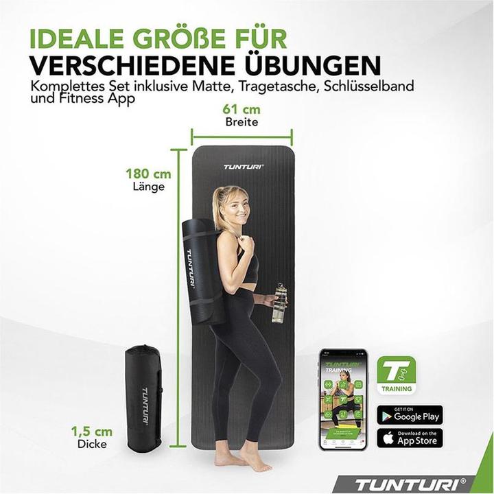 Image du produit Tunturi NBR Fitness Matte (15 mm)