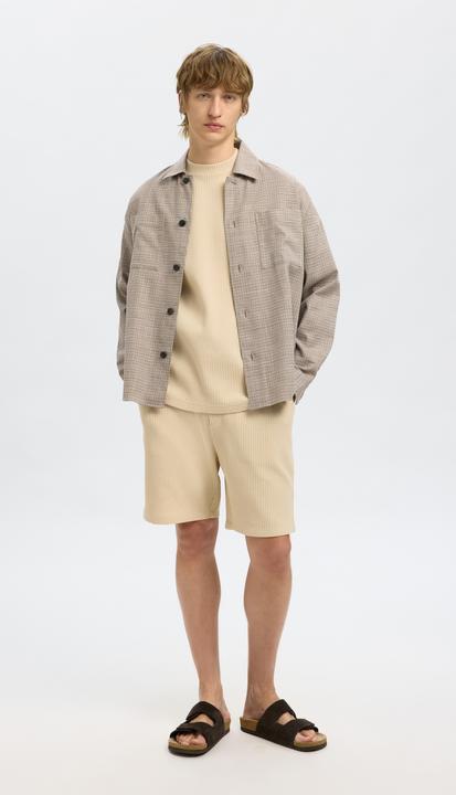 Produktbild Selected Relaxed Fit Waffelmuster T-Shirt (L)