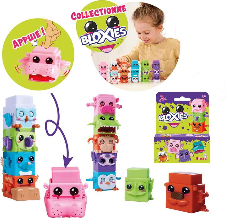 Productafbeelding Simba Bloxies speelfiguren serie 1, 2 stuks.
