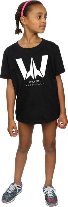 Actual product image Girls Justice League Movie Wayne Aerospace Cotton T-Shirt (128)