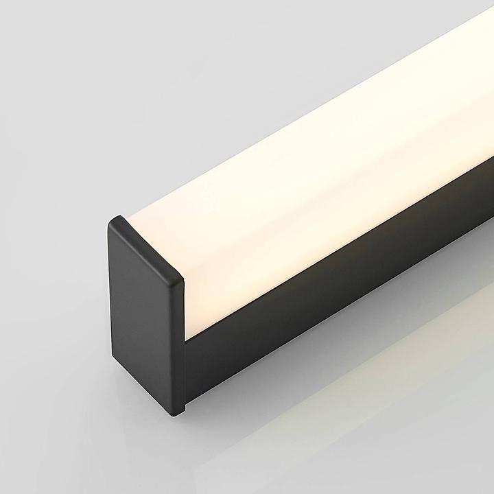 Actual product image Lindby Ulisan LED bathroom wall lamp, angular, 88.8 cm (1350 lm)