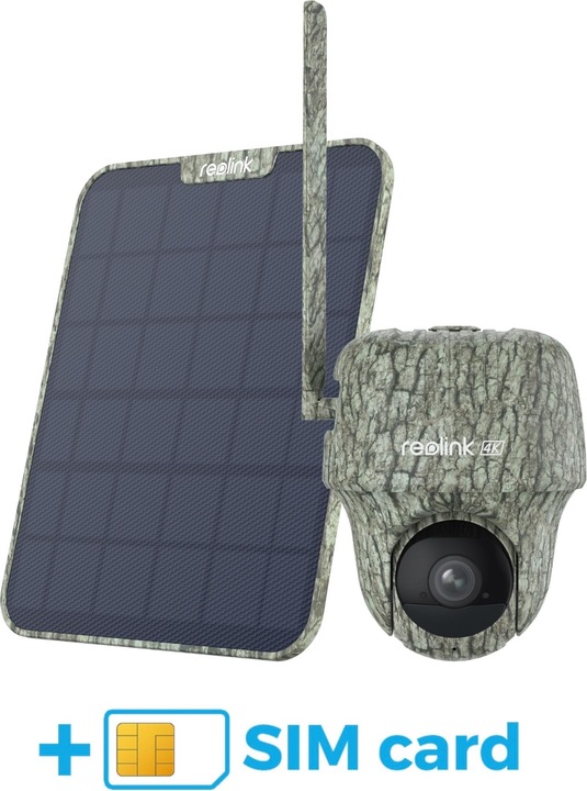 Actual product image Reolink Go G450 4G PT Wildlife Camera + Solar & Sim