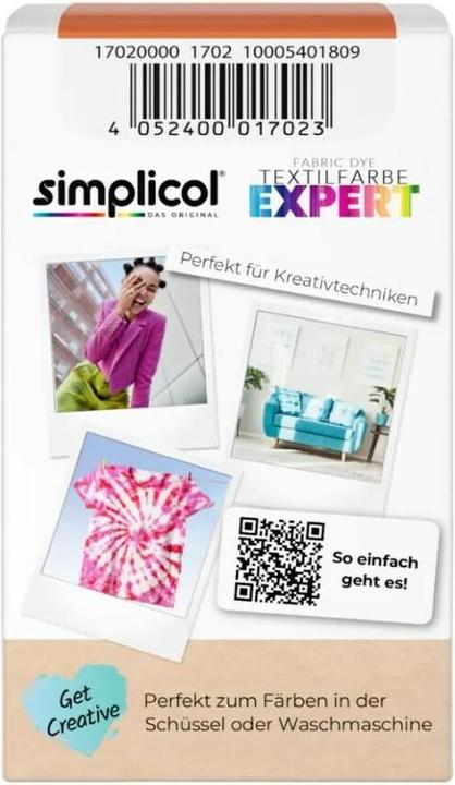 Produktbild Simplicol Textilfarbe expert (Indiaorange, 150 ml)