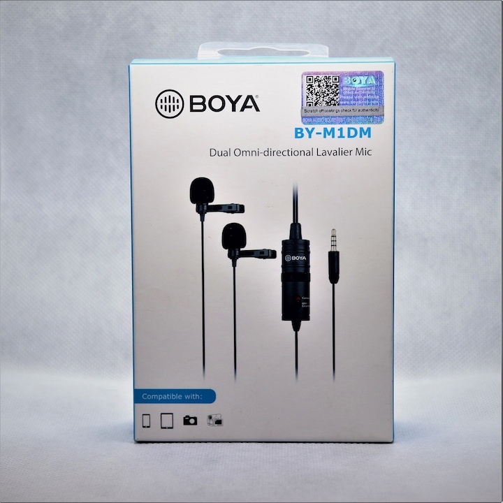 Immagine prodotto Boya BY-M1DM Doppio Lavalier