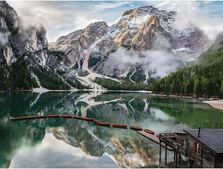 Actual product image Ravensburger Lago di Braies (1500 pieces)