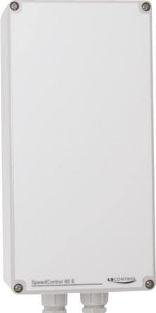 Produktbild LS Control Regler / SpeedControl 80E, 8A i gråt kabinet til eksternt potmeter el. 0-10V DC Signal. 2
