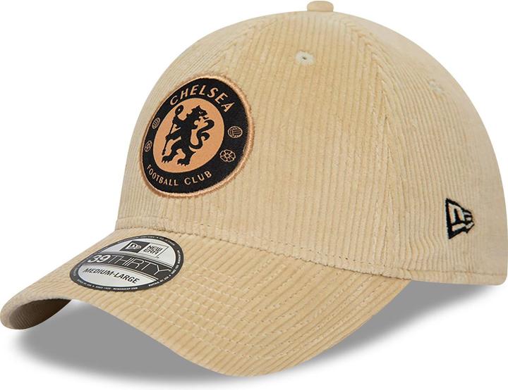 Produktbild New Era 39Thirty Cap - MICROCORD Chelsea FC stone - S/M (S, M)