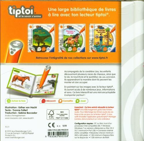 Immagine prodotto Ravensburger tiptoi Mini Doc Chevaux et poneys (Francese, 2024)