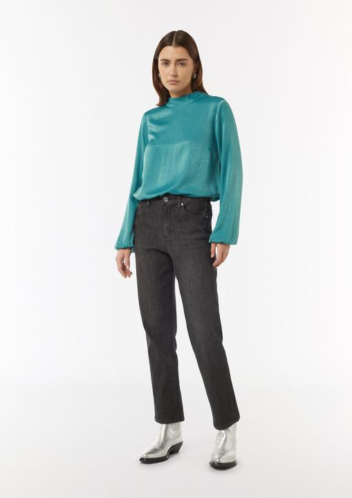 Image du produit Comma Bluse Viskosemix-Bluse mit Bindedetail (44)