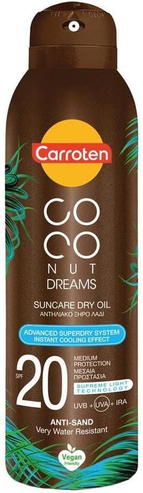 Produktbild Carroten Dry Oil SPF 20 Coconut Dreams 150 ml (Sonnenspray, SPF 20, 150 ml)
