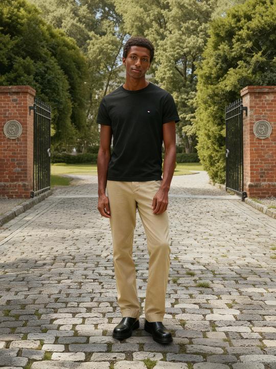 Immagine prodotto Tommy Hilfiger T-Shirt Core Stretch Slim Con Scollo A C (XS)