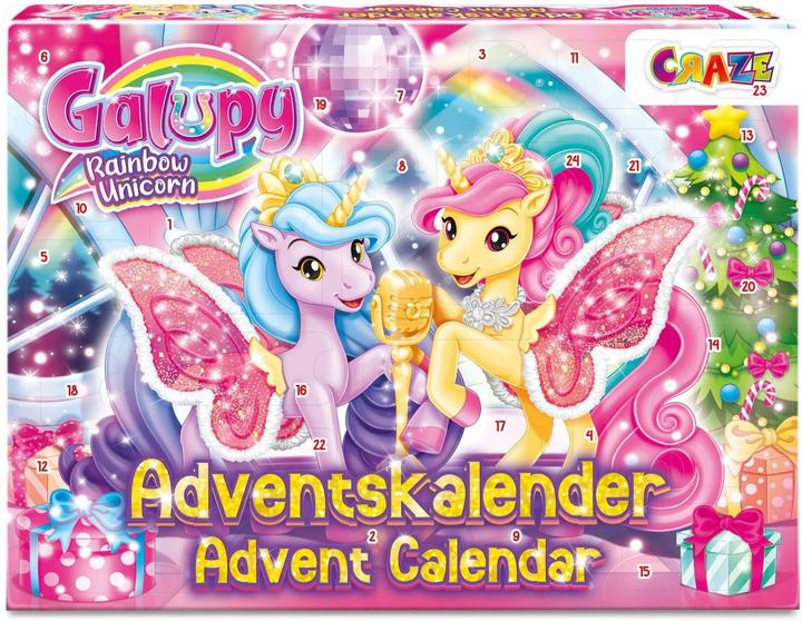 Actual product image Craze Galupy Rainbow Unicorn