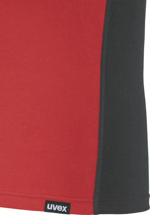 Actual product image Uvex T-shirt suXXeed industry red L (L)