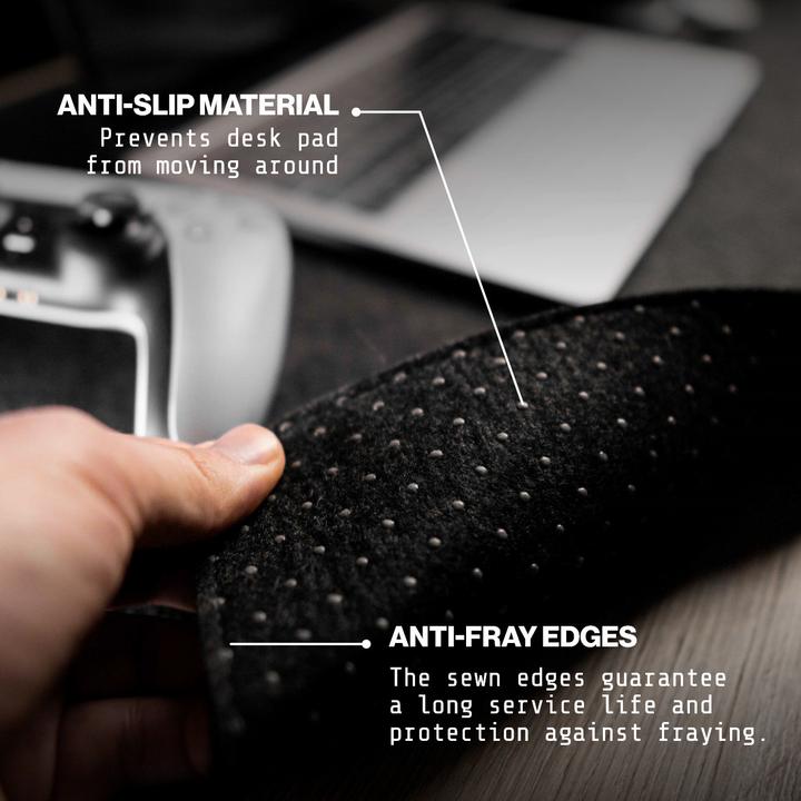 Produktbild Deltahub Minimalistic Desk Pad -hiirimatto,, tummanharmaa