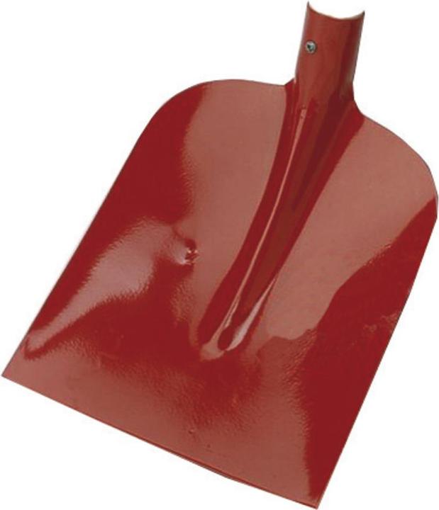 Actual product image Idealspaten Baumeister Holstein sand shovel red powder coated without handle