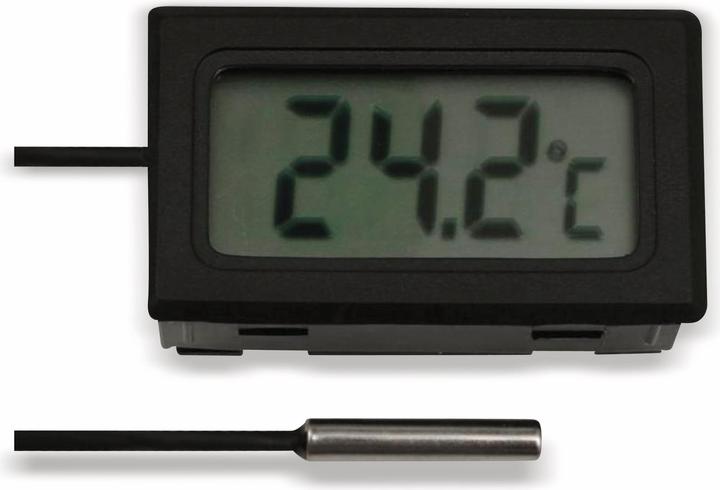 Produktbild Eneroid Einbau-Digitalthermometer mit 10 m Fühlerleitung, -50...+70 °C