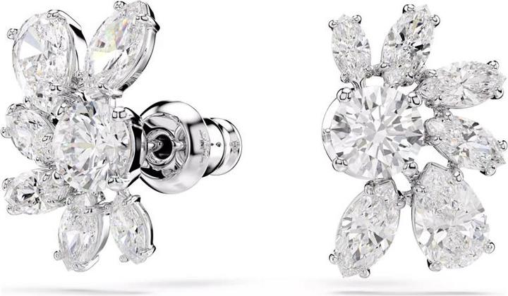 Produktbild Swarovski Mesmera Ohrstecker Verschiedene Schliffe Blume Weiss Rhodiniert (Swarovski Metall)